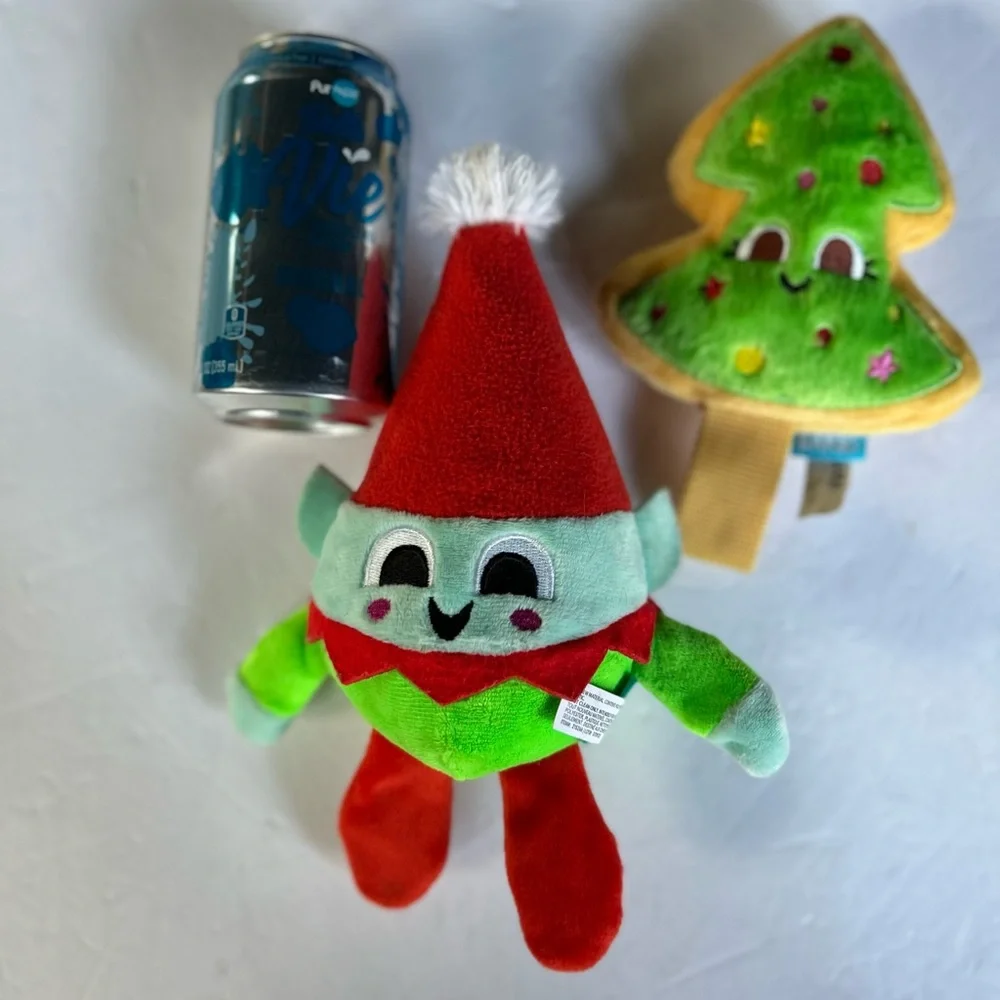 NWOT Bark elf & Christmas tree dog toy